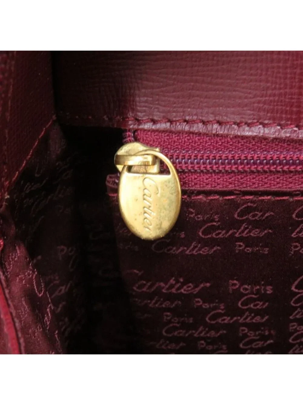 Cartier Must Line Leather Bordeaux Backpack